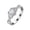 Silver, variant on YYKihy Opal Ring Heart Rhinestone Fashion Ring Light Luxury Platinum Opal Heart Silver Diamond Ring For Women US 5 To 12