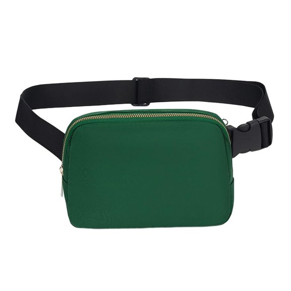 Waist Pack Bag Belt Bag Wallet Pouch Bums Bags Purse Utility Belt Chest Bag Tote Fanny Pack for Running Flashlight, Hiking, Fishing, Riding Black Dark Green