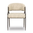 thumbnail image 3 of Tatum Cream Textured Performance Boucle Dining Chair, 3 of 4