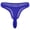 🔥 Blue, variant on Men's Minimal Thong Underwear Contour Pouch Low-Rise Stretch Microfiber Breathable Seamless No-Show Design Anti-Roll Elastic Waist Comfortable Intimate Wear for Men Workout and Casual Wear