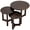 Brown, variant on Aria Home Avanti 3 Piece Wood Nesting Table Set, Modern Space Saving Coffee Tables, Brown
