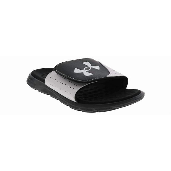 Under Armour Men's Ignite Pro Slides Black/White/Black - 3026023-003