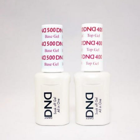 Gel Bases - DND Daisy Duo All In One Soak Off Gel Top Coat 400 & Soak Off Gel Base Coat 500