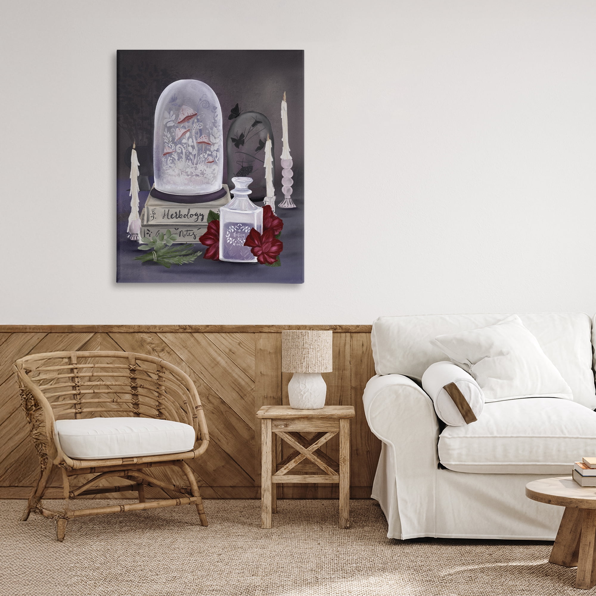 Stupell Industries Spooky Apothecary Vibes Canvas Wall Art, design by Adreane Fippinger