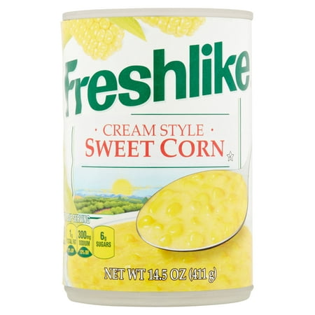 (6 Pack) Freshlike Cream Style Sweet Corn, 14.5