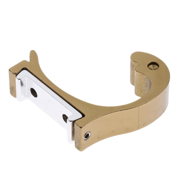 Percha de un solo gancho con forma de delfín, ahorra espacio para cocina y baño. Bronce
