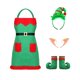 thumbnail image 3 of Delantal navideño de Papá Yuyangstore Disfraz de delantal de elfo, 3 of 8