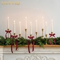 thumbnail image 4 of Nuptio Candlestick Holders Taper Candle Holders, Set of 3 Candle Stick Holders Set, Brass Gold Candlestick Holder Set, Vintage Modern Decorative Centerpiece for Table Mantel Wedding Housewarming Gift, 4 of 7