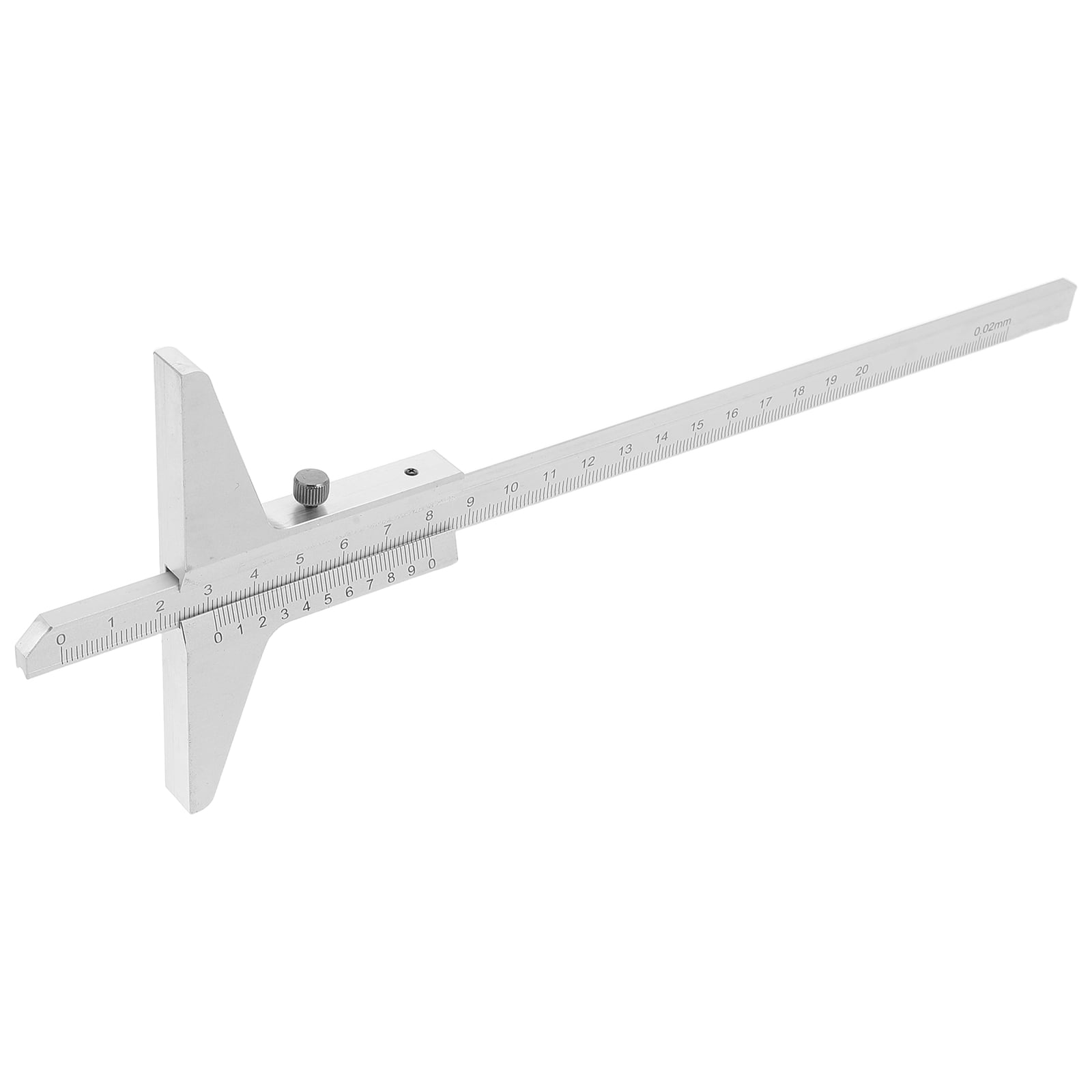 DEEPCRAFF Plated Depth Caliper Precision Measuring Tool with Clear Display for Accurate Depth Measurement