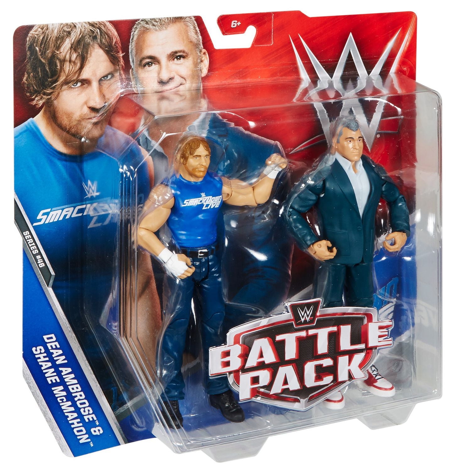 WWE Series 46 Dean Ambrose & Shane Mcmahon Action Figure Battle Pack