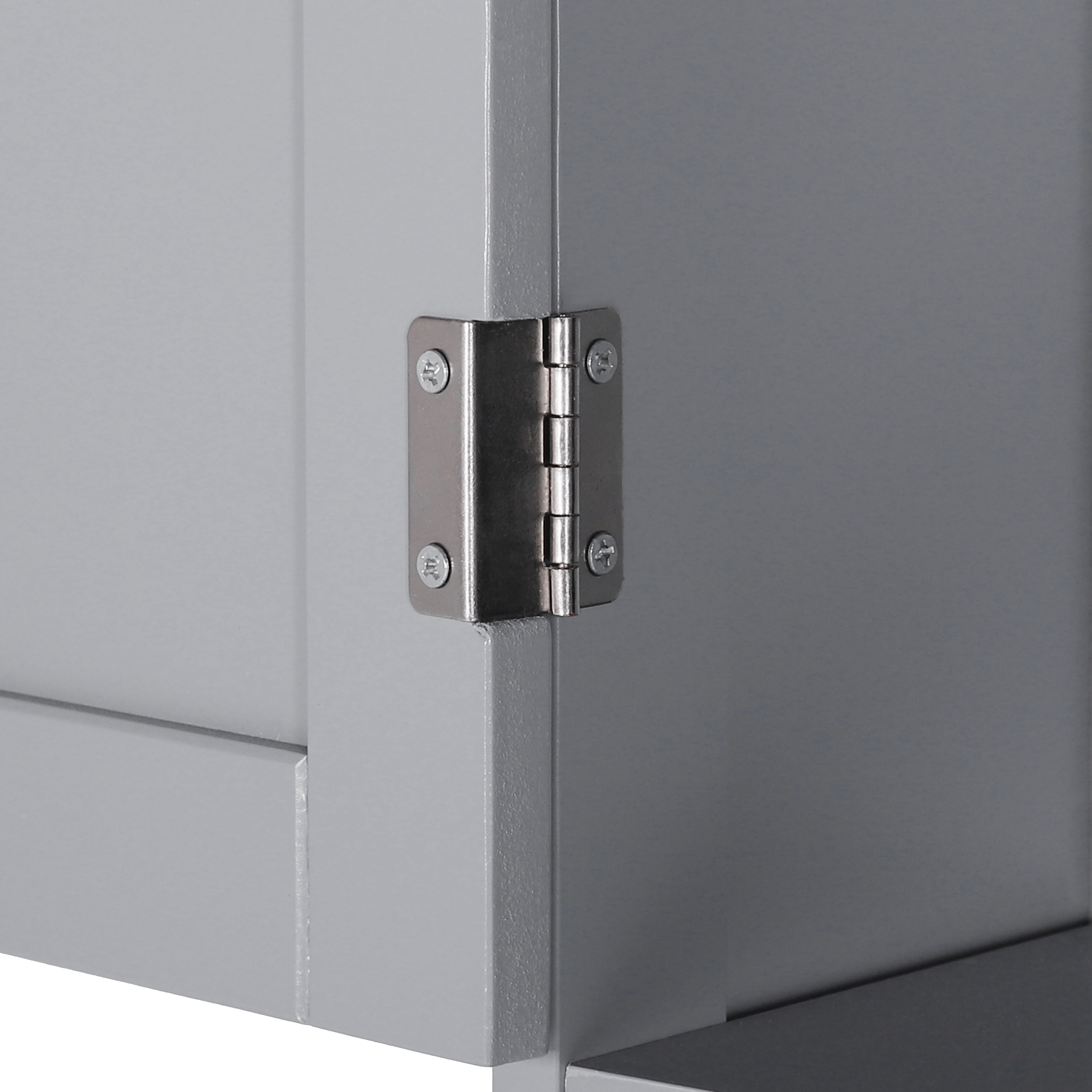 VEIKOUS Over the Toilet Storage Cabinet W/ Adjustable Shelves, Bathroom Space Saver Cabinet, Grey
