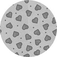 thumbnail image 1 of Ahgly Company Machine Washable Indoor Round Transitional Gray Area Rugs, 7' Round, 1 of 7