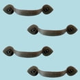 thumbnail image 2 of Renovators Supply Drawer Pulls Heart Wrought Iron Rustproof Finish 3 1/2" Boring, 2 of 2