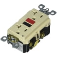 thumbnail image 1 of Enchufe GFCI Leviton R99-GFNT2-0RI de 20 A, color marfil, autodiagnóstico, 1 of 2