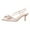 Nude, variant on XYD Women Graceful Bridal Mid Heel Slingback Sandals Slip On Bowknot Pointed Closed Toe Pump Shoes Size 7 Nude