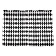 thumbnail image 7 of Yayeee Kitchen Curtains Tier Pair Light Filtering 27"x36" Rod Pocket Short Cafe Window Panel, Black and White Geometric, 7 of 7