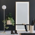 thumbnail image 4 of 20" x 47" Vanity Mirror, Gold, 4 of 11