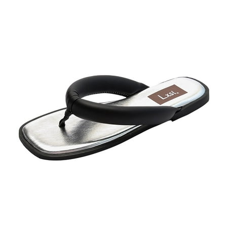 

Dpityserensio Women s Foot Clip Mules Casual Shoes Beach Wear Comfortable Sandals Flat Slippers Silver 6.5(38)