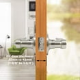thumbnail image 2 of EcoNesxp Bed & Bath Nickel Keyless Privacy Wave Door Handle Universal Pull Down Handle 1 Nickel, 2 of 5