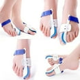 thumbnail image 5 of Bunion Corrector Night Splints for Bunion Relief Adjustable Bunion Pads for Hallux Valgus Correction and Orthopedic Hammertoe Toe Straightener for Foot Pain Relief (2), 5 of 6