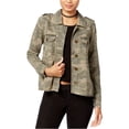 thumbnail image 2 of Chaqueta con estampado de camuflaje Lucky Brand para mujer verde grande, 2 of 2