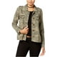 thumbnail image 2 of Chaqueta con estampado de camuflaje Lucky Brand para mujer verde grande, 2 of 2
