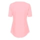 thumbnail image 2 of MKLEKYY Playeras Mujer Algodon Camiseta Informal Para Mujer, Blusa Holgada Con Cuello En V Y Cremallera Talla XL, 2 of 3