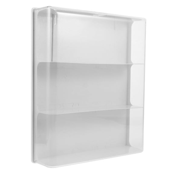 CIMAXIC Lighted Display Cabinet Acrylic Wall Mountable Storage For Collectibles 1Pack