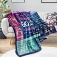 thumbnail image 2 of LHSHID 30th Birthday Gifts for Women Throw Blanket 30th Birthday Gifts for Her 30 Year Old Birthday Gifts for Women 30th Birthday Decorations for Women Gifts for 30th Birthday Woman Blanket 50"x60", 2 of 8