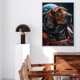 thumbnail image 5 of Hudo Bloodhound Space Poster, Dog Wall Art, Bloodhound Space Canvas Wall Art - Vintage Wall Decor - Gifts For Girlfriend, 5 of 5