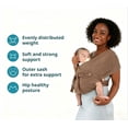 thumbnail image 3 of Adjustable Baby Wrap Carrier Cooling Air-Mesh, Easy to Wear Baby Carrier Sling, Baby Carriers Newborn to Toddler 8-35lbs, 3 of 5