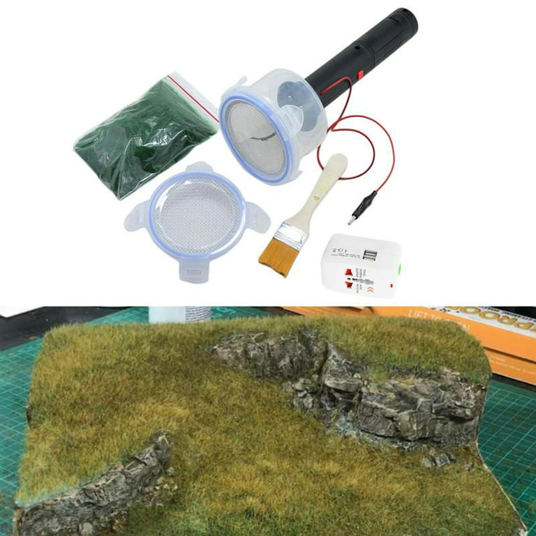 Micro Applicator Pro Static Grass Tool for Miniature Railway