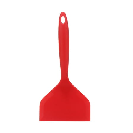 

Ikevan Silicone Spatula Wide Mouth Pizza Spatula Steak Spatula Non-Stick Silicone Spatula Pancake Red One Size