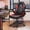 Black Red, variant on Ergonomic Gaming Chair, High Back PU Leather Computer Desk Chair with Lumbar Support, Flip-up Armrests & Adjustable Height, Black Blue