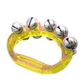 thumbnail image 1 of EGNMCR 1PC Plastic Musical Instruments Toys Color Half Circle Hand Bell Skin Five Bells Jingle Bells Birthday Gifts for Kids, 1 of 2