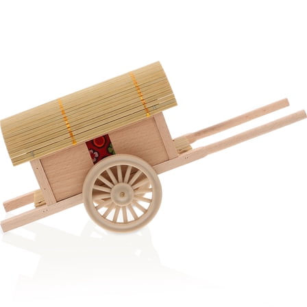 Hytrove Miniature Carriage Model Quirky Home Decor Simulation Toy Ancient Carriage Party Favor For Boys And Girls