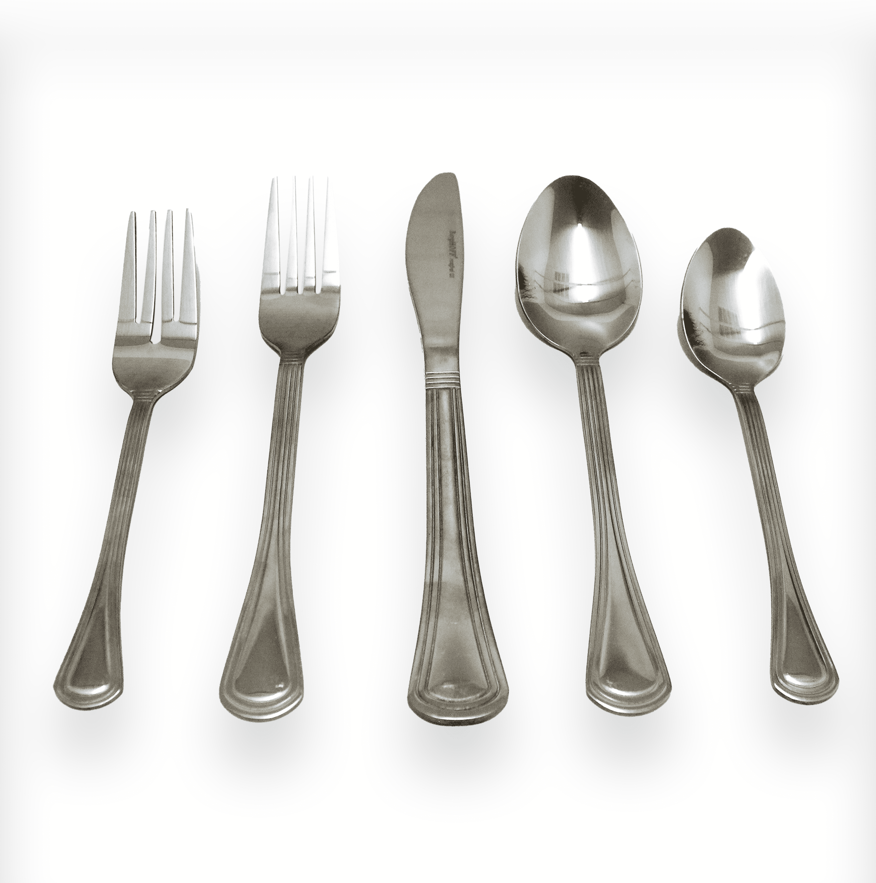 BergHOFF Matte 20Pc 18/10 Stainless Steel Flatware Set, Service For 4