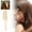 Yellow, variant on Hollow Hair Styling Comb Detangling Volumizing Curling Tool For All Hair Types Women Hairdressing