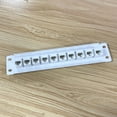thumbnail image 4 of Ethernet Patch Panel CAT5e 10 Port RJ45 Wall & Rack Mount Keystone Jack Module, 4 of 11