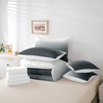 thumbnail image 5 of YST Gradient Bed in a Bag 7 Piece Modern Abstract Art Comforter Set, Queen Size, Farmhouse Theme, 5 of 5