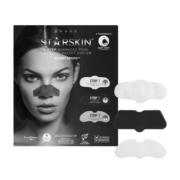 Starskin Sunset Strips 3-Step Advanced Pore Cleansing Expert System, 0.31 oz