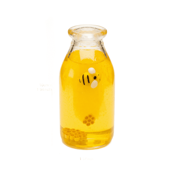 Kiddiway Honey Bottle Squishy Stress Relief Toys - Quick rebound squishy toy and stress ball, soft sensory fidget for adults, great desk toy and relaxation