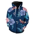 thumbnail image 1 of Sudadera con capucha y cremallera para hombre, unisex, de gran tamaño, con diseño de mariposa de dibujos animados, para adolescentes, ropa de calle informal de primavera, con capucha, chaquetas, sudad, 1 of 6