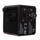 thumbnail image 4 of Adaptador de viaje Adaptador universal negro con 3 USB 1 tipo C Protección de seguridad Adaptador internacional EE. UU. Reino Unido Enchufe UE AC100-240V, 4 of 10