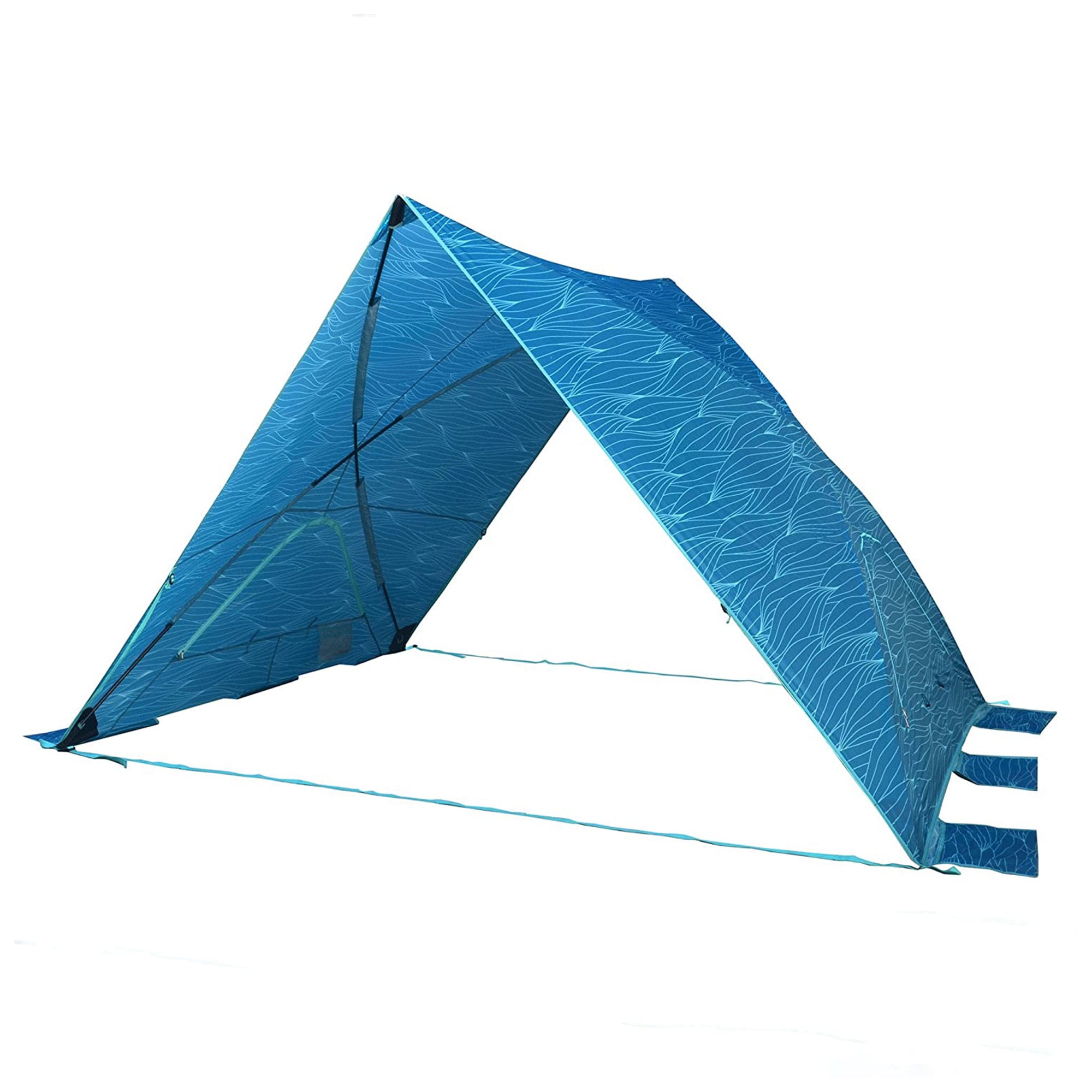 Lightspeed Outdoors Quick Cabana Beach Tent Sun Shelter Blue 
