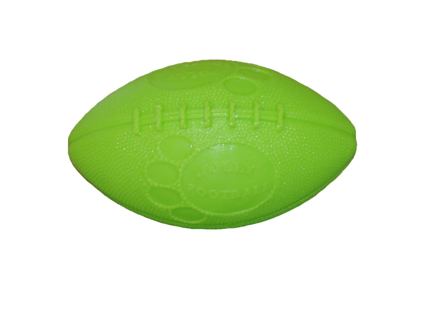 Jolly Pets Floaty Football Dog Toy, Green Apple, 8'