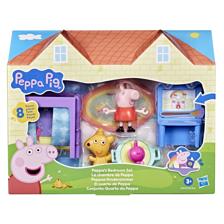 Peppa Pig Toys Peppa's Bedroom Set, Works with Peppa's Big Family