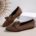 thumbnail image 2 of ZunFeo Ballet Flats for Women Soft Knit Slip on Shoes Fashion Pointy Toe Loafers for Daily Office, 2 of 9