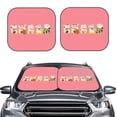 thumbnail image 2 of Goofa Cute Cat Pattern 2 Piece Car Windshield Sun Shade Foldable | Front Windshield Shade for Sun, Heat and UV Rays | Sunshade for Car Front Window-, 2 of 7