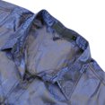 thumbnail image 5 of AZoiNM Men's Print Patchwork Casual Shirt Slim Fit Long Sleeve No Pocket, 5 of 12